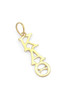 TCS Kappa Alpha Theta Greek 14K Solid Gold Lavaliere 