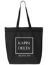 Kappa Delta Box Tote bag