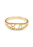 TCS Kappa Delta Gold Plated Letter Ring 