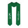  Kappa Delta Greek Lettered Graduation Sash Stole With Year - Best Value 