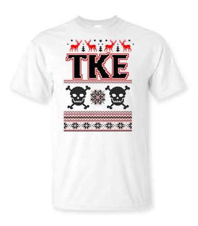 Ugly Sweater Greek Letter T-shirt - Greek Gear