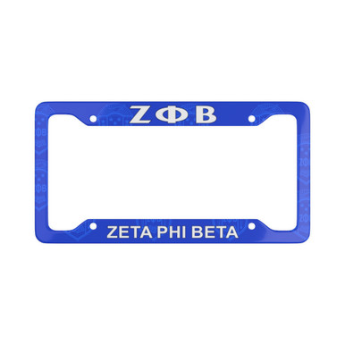 Zeta Phi Beta New License Plate Frames - Greek Gear