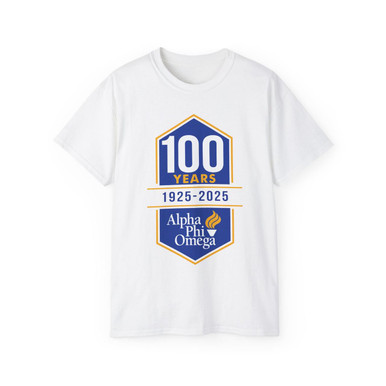 100th Celebration Alpha Phi Omega T-Shirt Greek Gear
