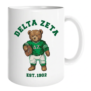 Delta Zeta Teddy Bear Coffee Mug