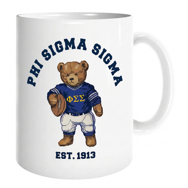 Phi Sigma Sigma Teddy Bear Coffee Mug