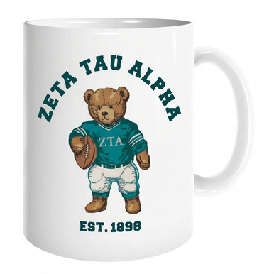 Zeta Tau Alpha Teddy Bear Coffee Mug