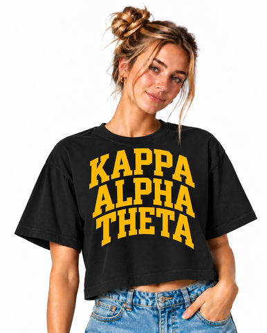 Kappa Alpha Theta Boxy Tee | American Apparel Sorority Shirt