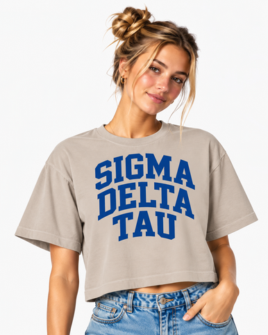 Sigma Delta Tau Boxy Tee | American Apparel Sorority Shirt