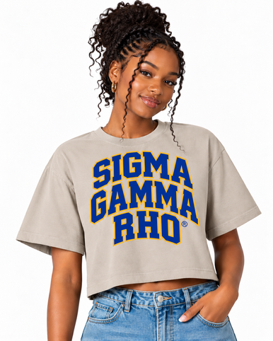Sigma Gamma Rho Boxy Tee | American Apparel Sorority Shirt