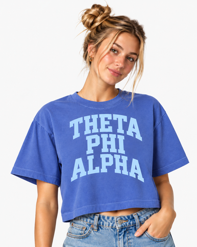 Theta Phi Alpha Boxy Tee | American Apparel Sorority Shirt