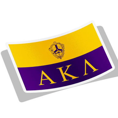Alpha Kappa Lambda Flag Decal Sticker - Greek Gear