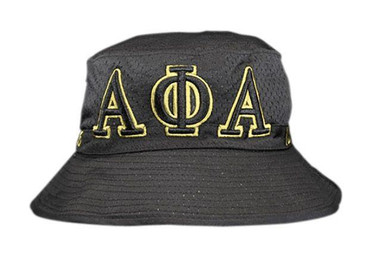 Alpha Phi Alpha Embroidered Bucket Hat – Lightweight Summer Style