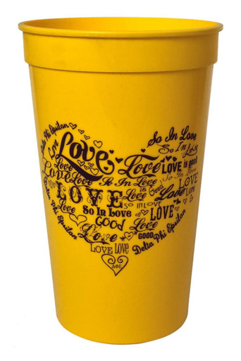 Delta Phi Epsilon Giant Plastic Cup - Greek Gear