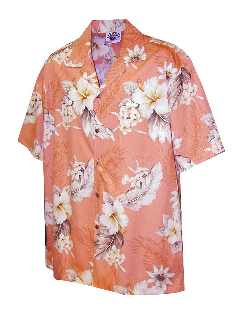 Hawaiian Aloha Shirt For Women, Pacific Legend Hibiscus Island