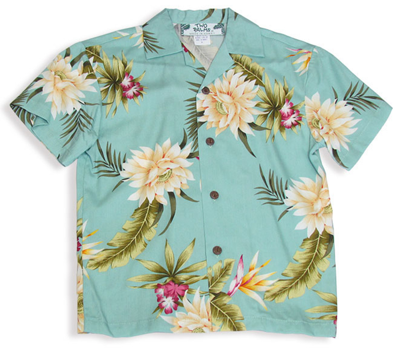 Full Funk Childrens Hawaiian Shirt in Summer Printed Rayon Seaside Beach Fun 