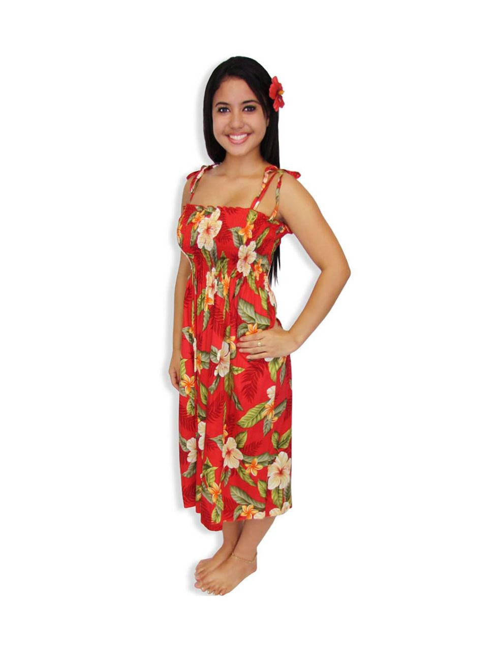 Day into Evening Tunic - Hawaiian Dream - Red Tulip Boutique