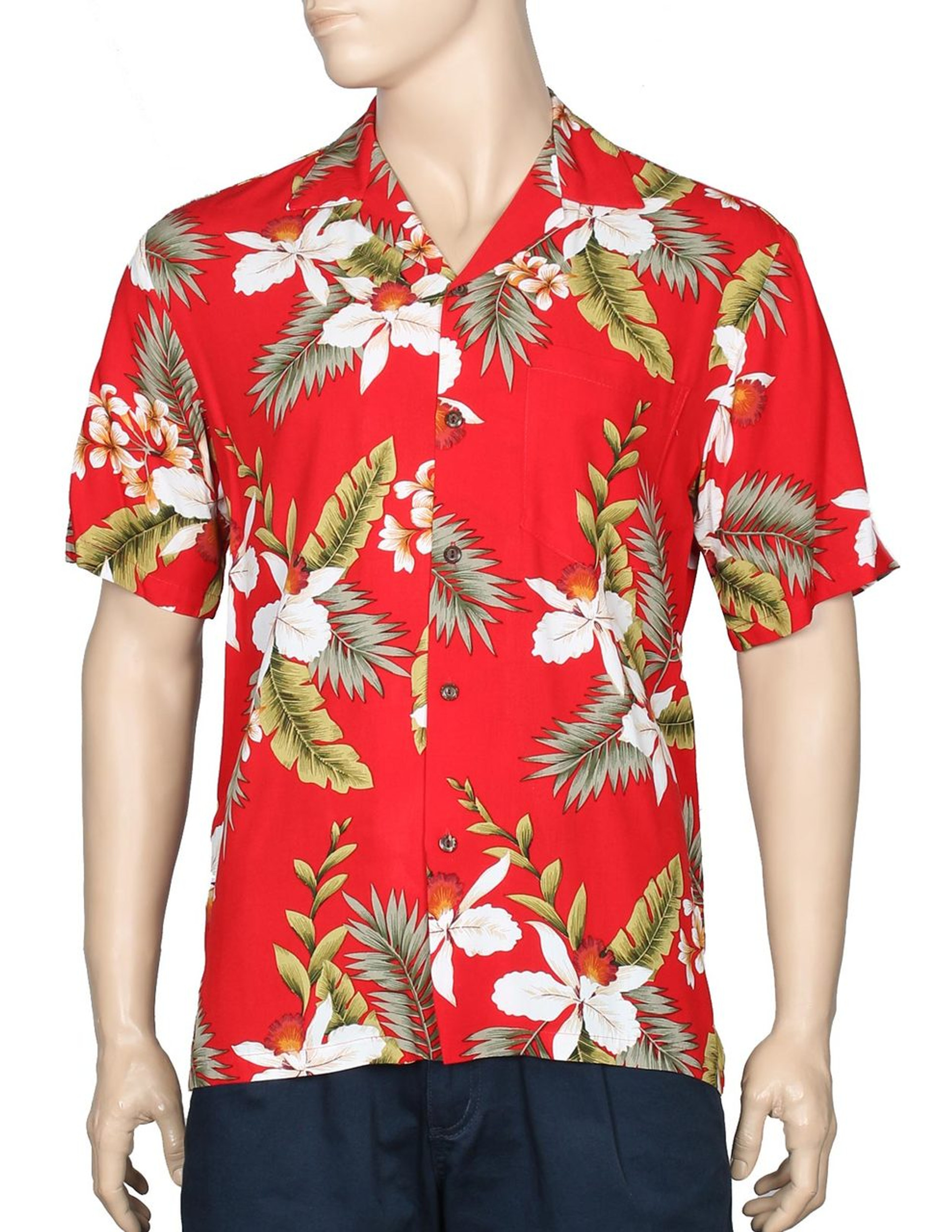 Hanapepe Rayon Hawaii Cocktail Shirt - Hawaiian Wedding Place