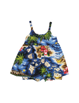 Girls Hawaiian Polynesian Bungee Dress or Set
Elastic Bungee Straps
Matching Elastic Bottoms (only for 6m-24m)
100% Cotton Fabric
Back Adjustable Tie
Sundress Style
Sizes: 6m - 4t
Colors: Navy
Made in Hawaii - USA