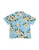 Rayon Resort Shirt for Boys - Plumeria Sky
100% Rayon 
Color: Blue
Sizes: 1 - 14
Made in Hawaii - USA
Matching Items Available