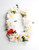 Natural Color Plumeria Flower Silk Lei