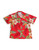 Boy Hawaiian Shirt - Ula Ula Hibiscus
100% Rayon 
Color: Red
Sizes: 1 - 14
Made in Hawaii - USA