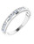 White Gold Diamond Wedding Band 14K Ku'u Lei
This 2.5mm white gold wedding band has multiple diamonds SI1, G-H color .50 CTW, unique and striking to the touch!