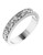 14K Wedding Band White Gold 4mm Maile Leis Etched Na'u'oe
This 4mm 14k white gold wedding band with etched maile leis, distinctive tropical!