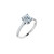 14K engagement ring solitaire