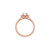 Rose gold Hawaiian engagement ring