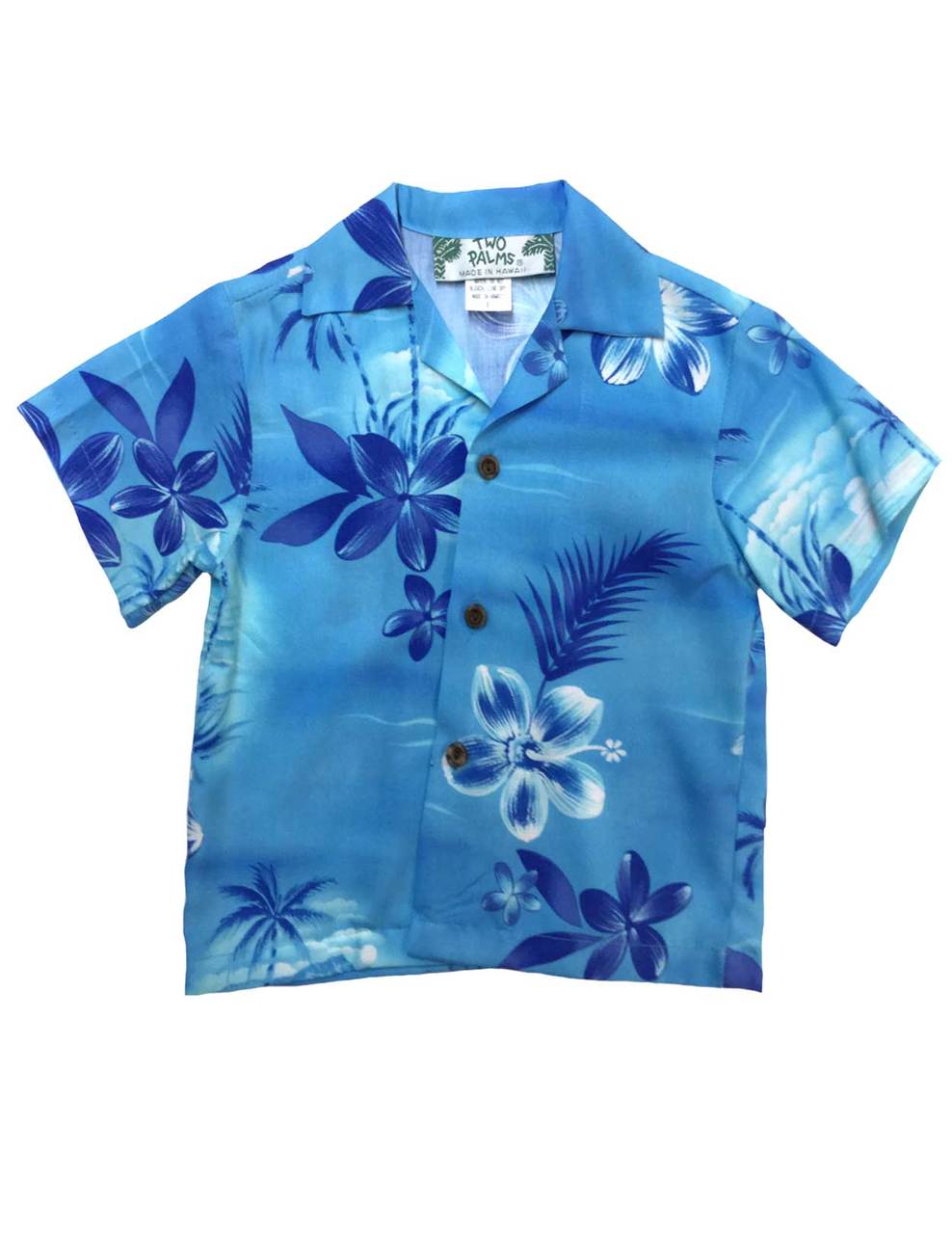 Two Palms Ceres Green Rayon Men's Hawaiian Shirt