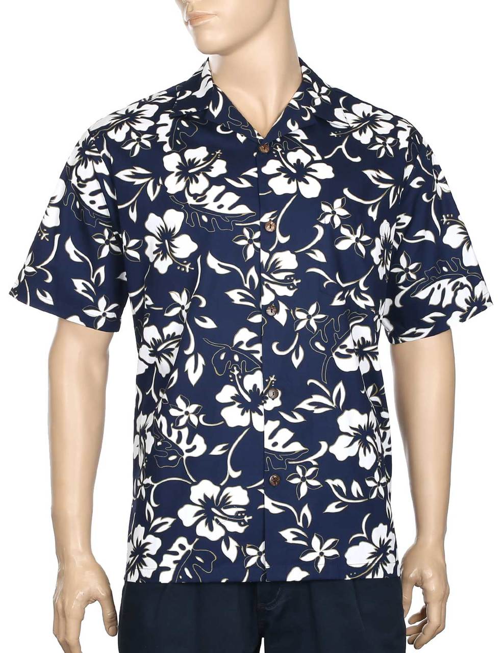 Boys Hawaiian Shirt Classic Hibiscus Pareo