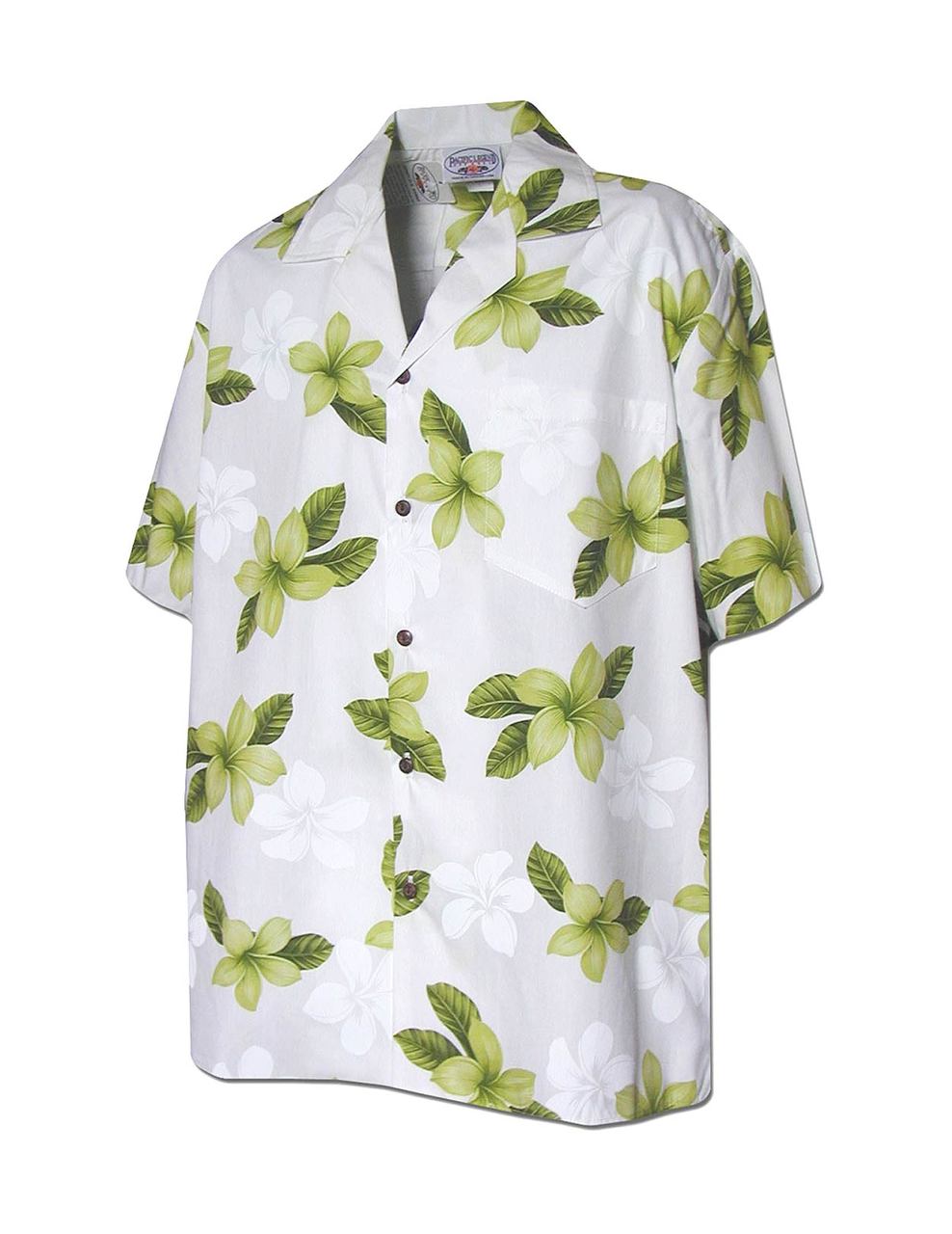 Men's Aloha Shirt - Kalo in Green | Pop-Up Mākeke X-Large