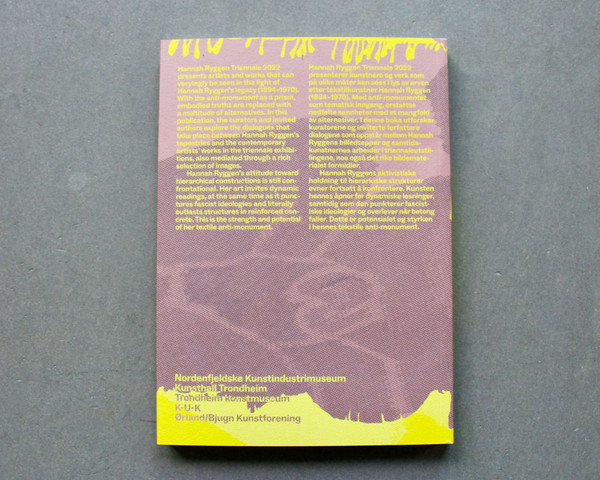 Hannah Ryggen Triennale Anti-monument Book
