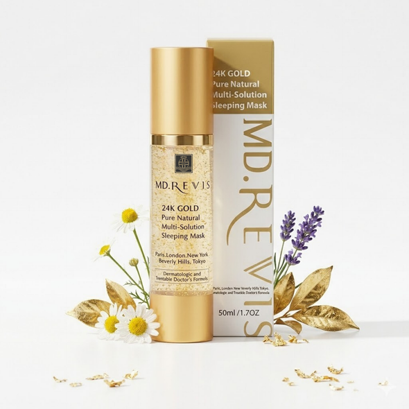 24K GOLD  Pure Natural Multi-Solution  Sleeping Mask 