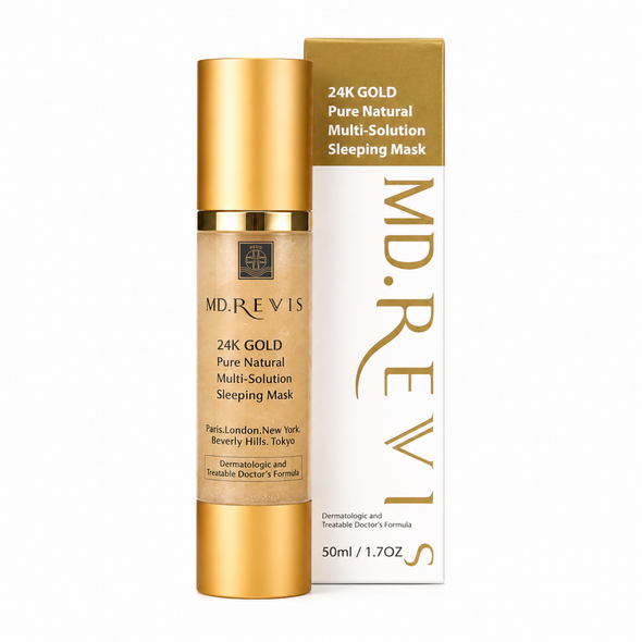 24K GOLD  Pure Natural Multi-Solution  Sleeping Mask 