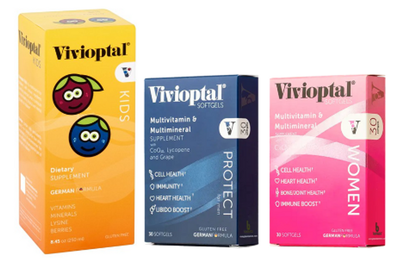 Vivioptal Kids - Suplemento líquido multivitamínico y multimineral