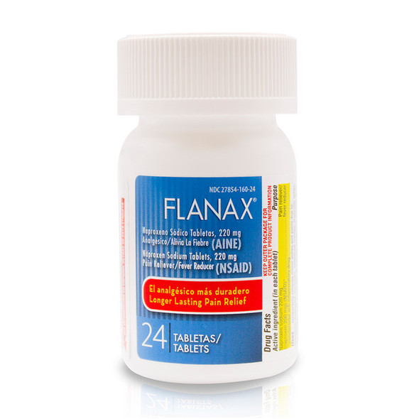 Flanax- Pain Reliever / Alivio del dolor x 24 Tabs