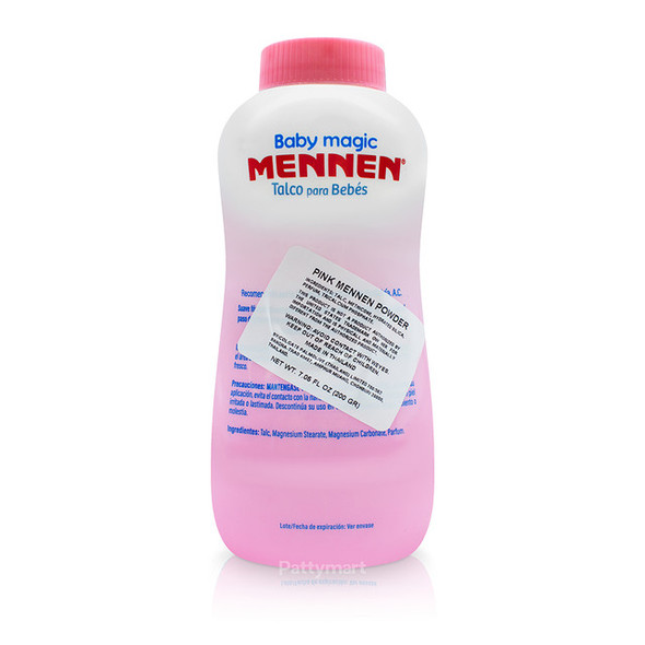 Mennen- Hypoallergenic talc/ Talco Hipoalérgico (Rosa x 200g)