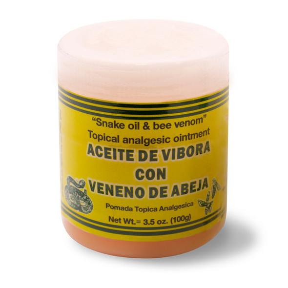 Rattlesnake Oil and Bee Venom Ointment/ Pomada Aceite de Vibora de Cascabel y Veneno de Abeja X 3.5 oz
