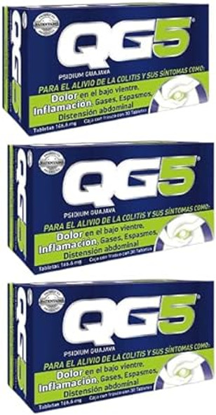 Qg5 Relief Colits/Relaxes The Inflammatory Bowel/Colon Eliminates Spasm (3PACK)!!!