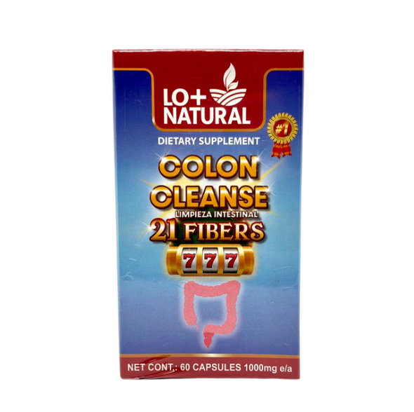 Lo+Natural Colon Cleanser 21 Fibers: Revitalize Your Digestive Health (60cap)