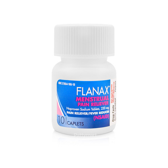 Flanax Menstrual Pain Reliever / Alivio dolor Menstrual x 10 Caps