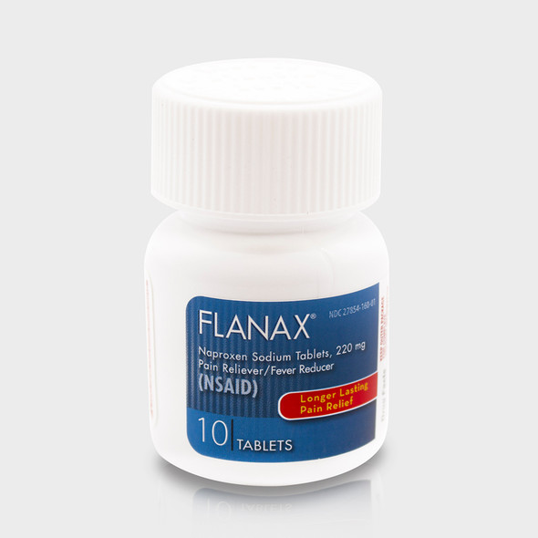 Flanax- Pain Reliever X 10/ Alivio del dolor x 10 Tabs