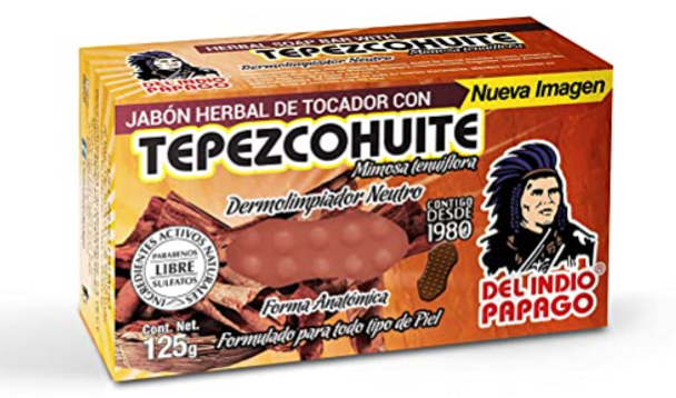 Tepezcohuite Jabon Herbal Del indio Papago