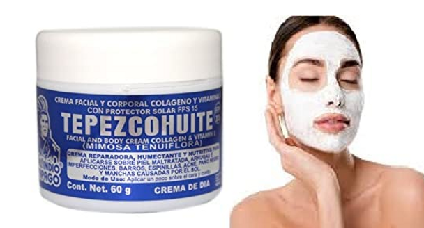 Del Indio Papago Tepezcohuite Day cream (60g)/ (2oz)