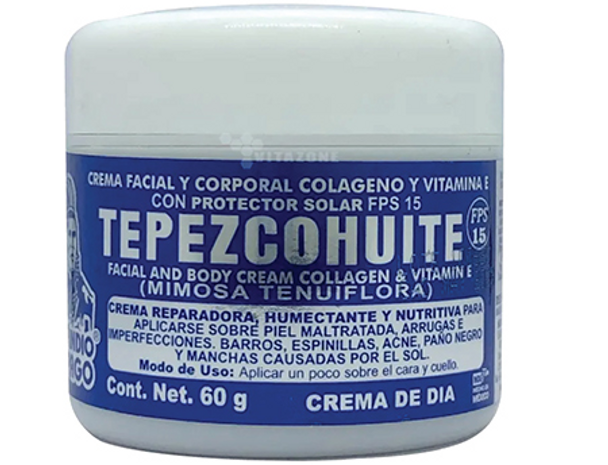 Del Indio Papago Tepezcohuite Day cream (60g)/ (2oz)