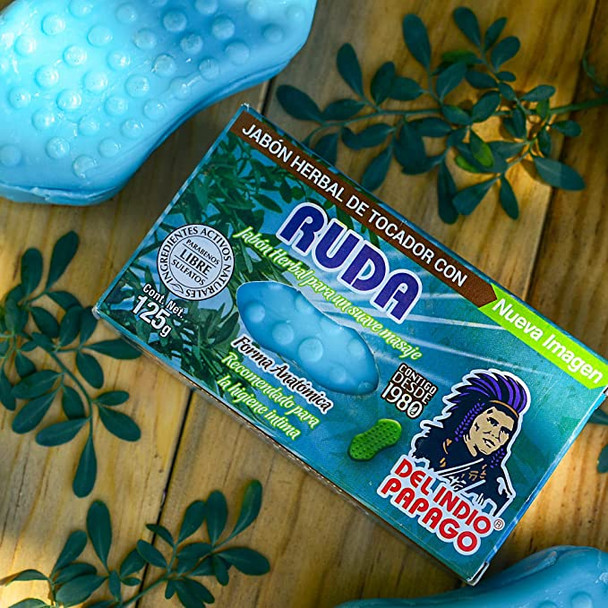 Del Indio Papago Herbal Soap with Ruda (125g)