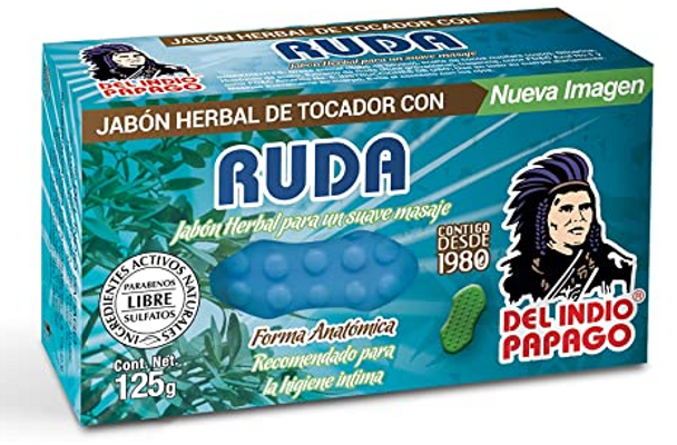 Del Indio Papago Herbal Soap with Ruda (125g)