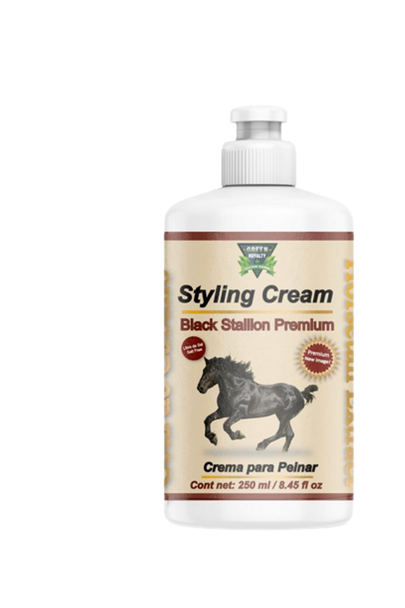 Green Royalty Black Stallion Styling Hair Cream (250ml) / Crema para peinar