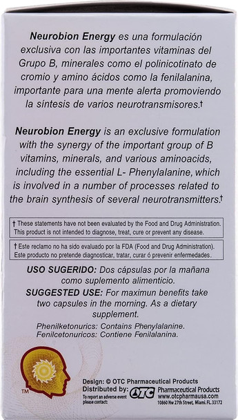 Neurobion Energy 60 Caps. May Help to Increase Energy and Reduce Stress